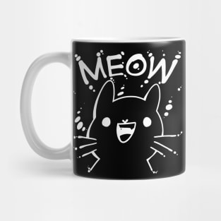 MeoWing black kitten Mug